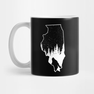 Illinois Bigfoot Gift Mug